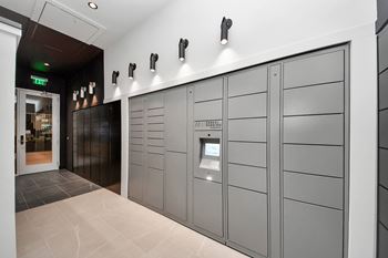 Resident package lockers